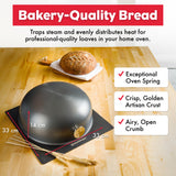 Brød & Taylor Bread Steel and Baking Shell (Boule)