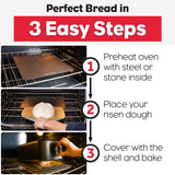 Brød & Taylor Bread Steel and Baking Shell (Batard)